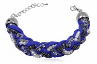 Pulsera Trenzada Azul oscuro